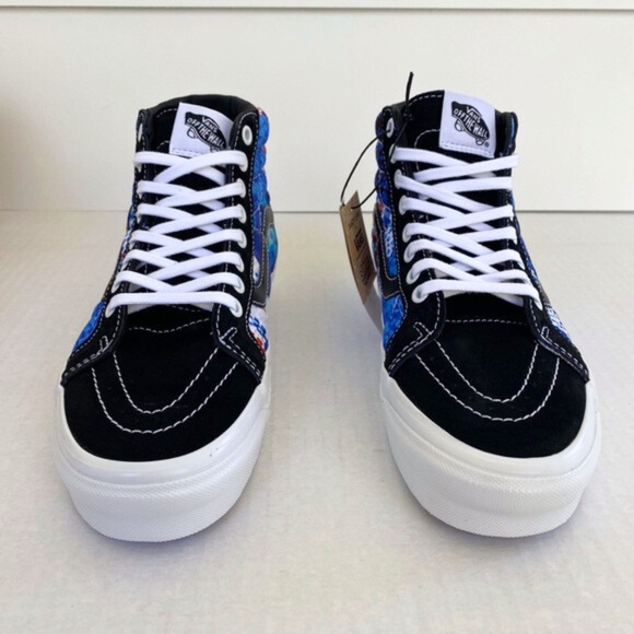 NEW Sandy Liang Vans Spongebob Sk8-Hi 38 DX Shoes Patchwork 7 Women / 5.5 Men - Picture 6 of 16